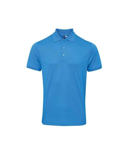 T-shirt polo hommes turquoise vif Premier