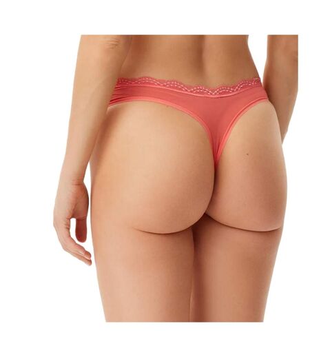 String corail femme calvin klein jeans thong - l