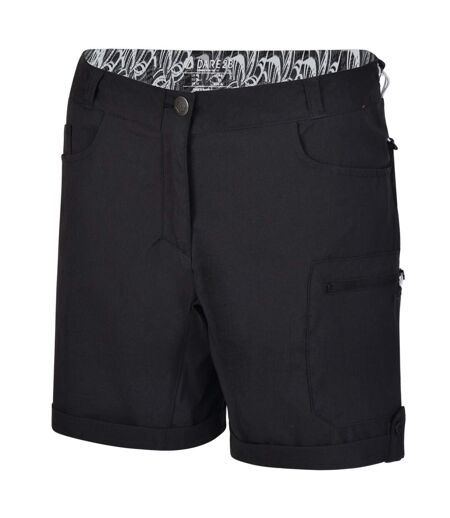 Dare2b Womens/Ladies Melodic II Multi Pocket Walking Shorts (Black) - UTRG4296