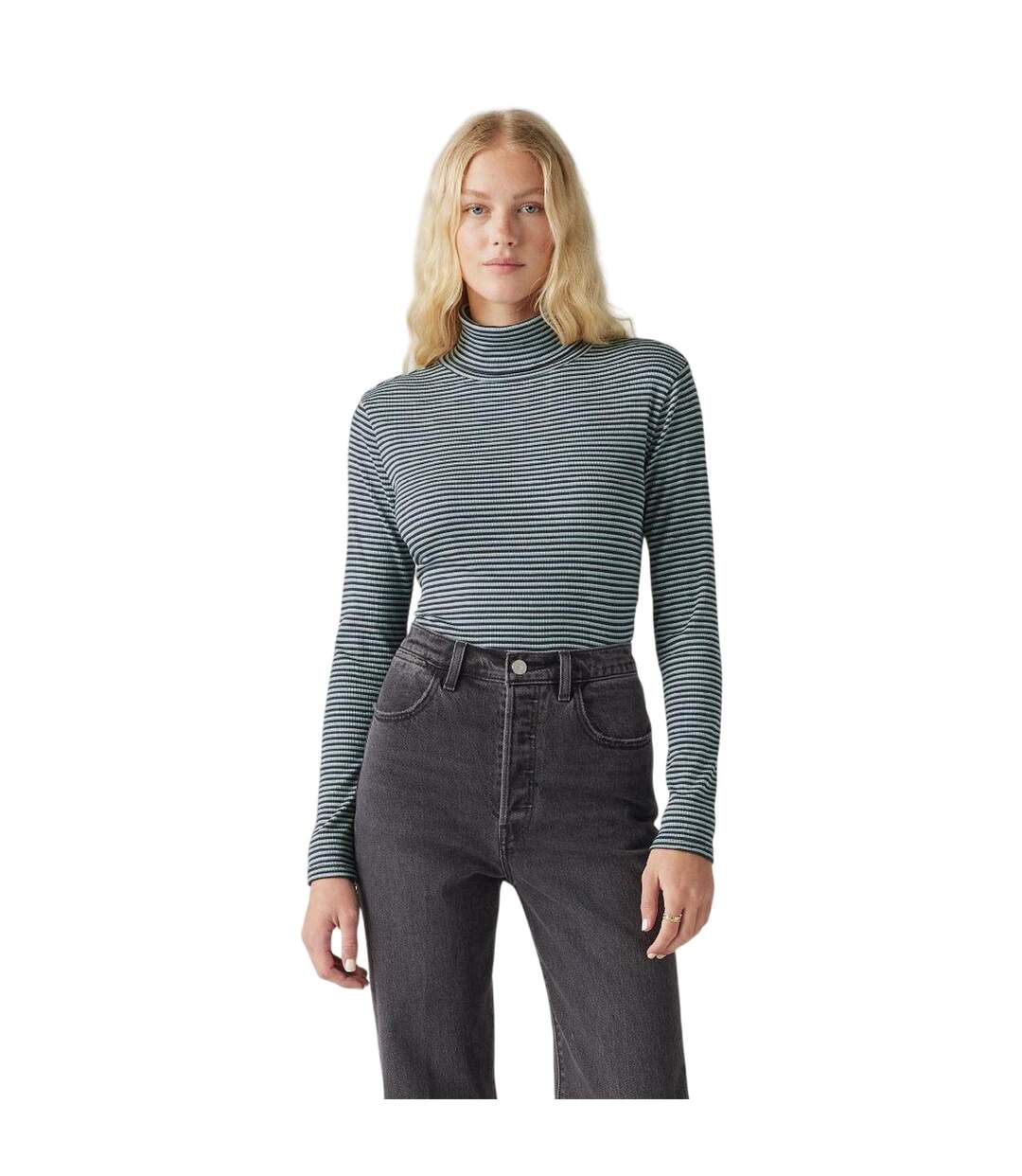 Haut Manches Longues Femme Bleu Marine Foncé Levis-1