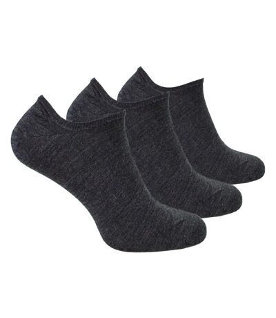 3 Pack Mens Merino Wool Invisible No Show Socks