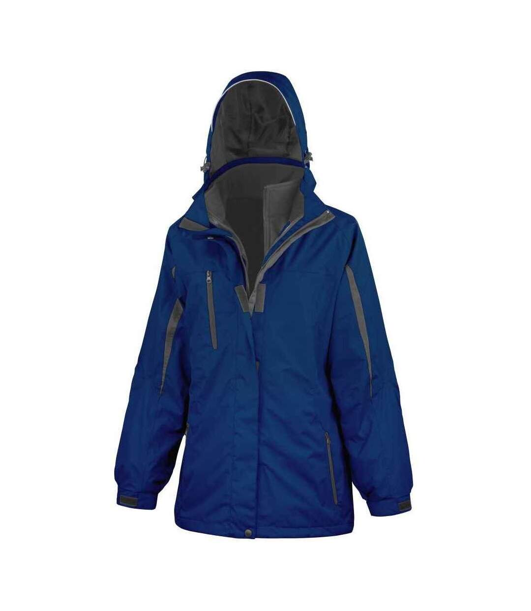 Veste 3 En 1 Journey Womens/ladies Bleu Marine Noir Result-1