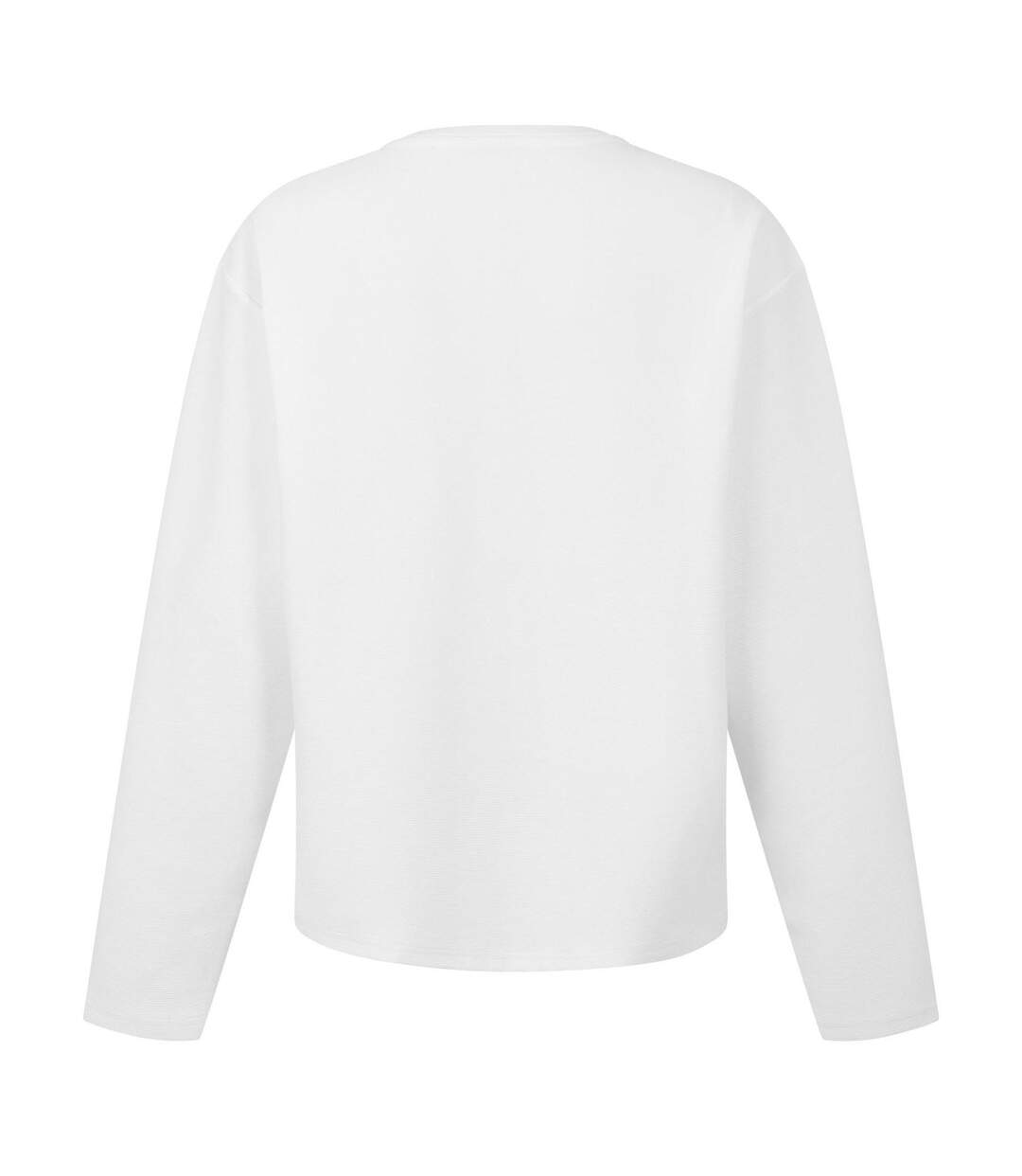 Mens Henley Sweatshirt White Belier-2