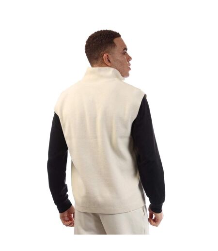 Mens Flap Pocket Gilet White Boss