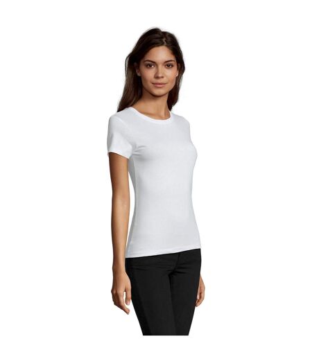 SOLS Womens/Ladies Regent Fit Short Sleeve T-Shirt (White) - UTPC2921