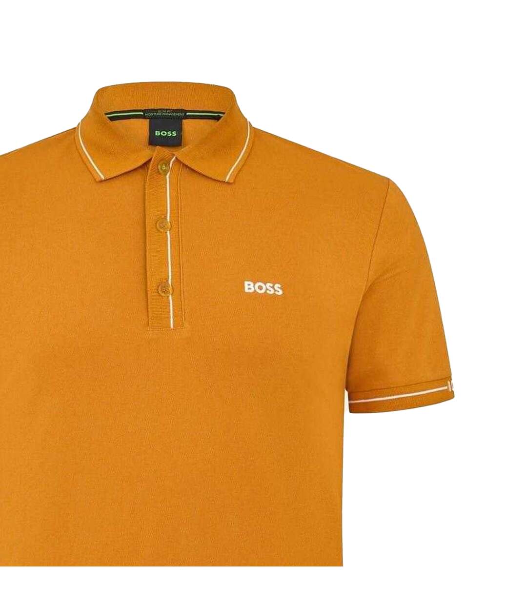 Polo Paule Homme Jaune Foncé Boss-2