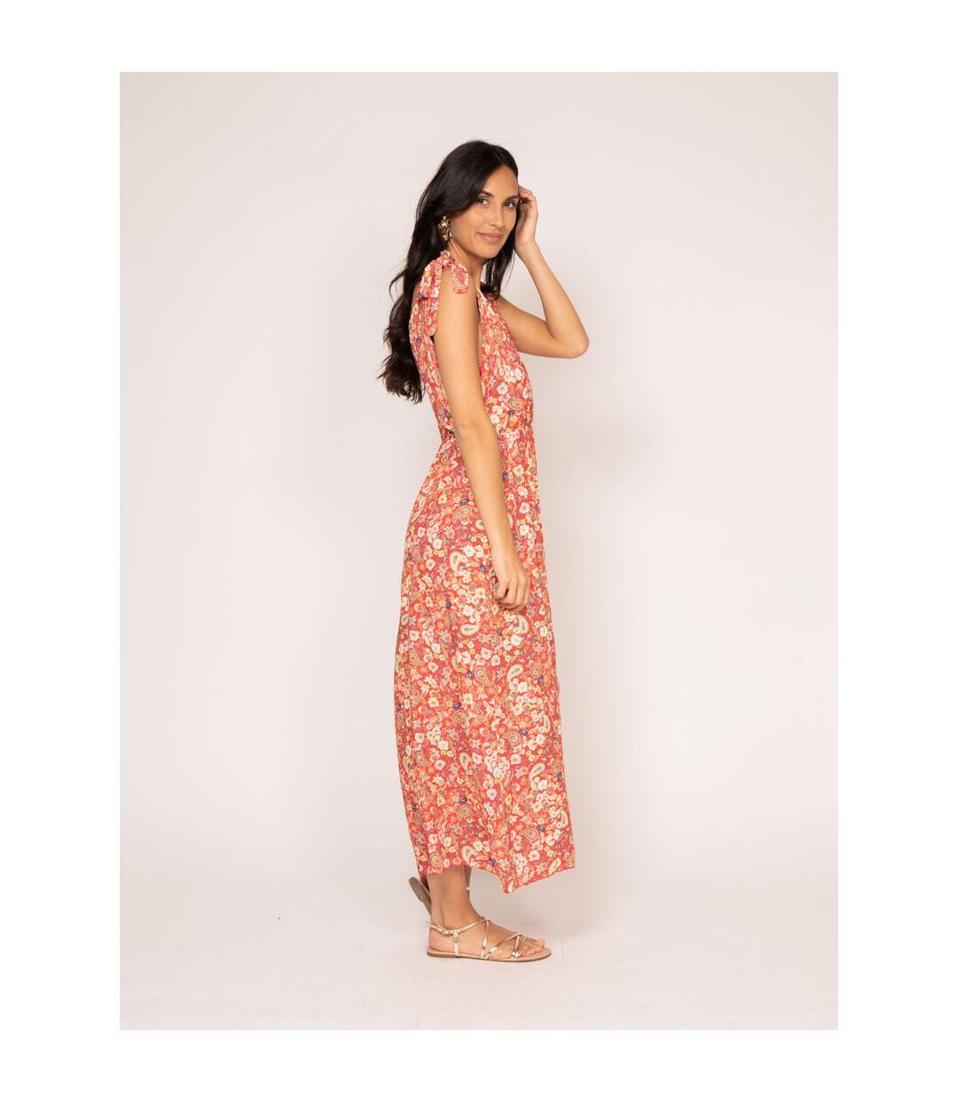 Robe longue motifs ILIONE - Dona X Lisa-4