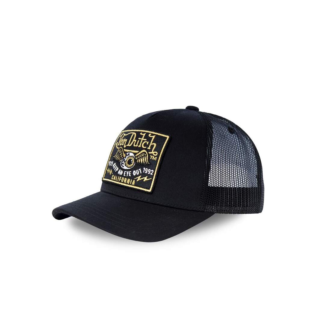 Casquette Trucker filet Black Eye Noir Vondutch-1