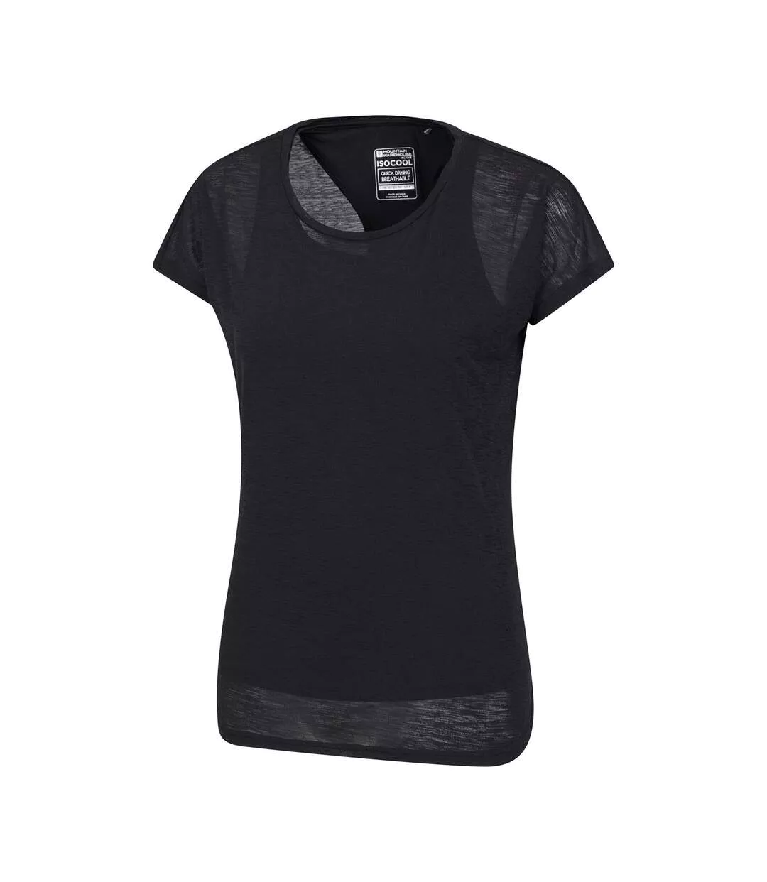 T-shirt Femme Noir Mountain Warehouse-3