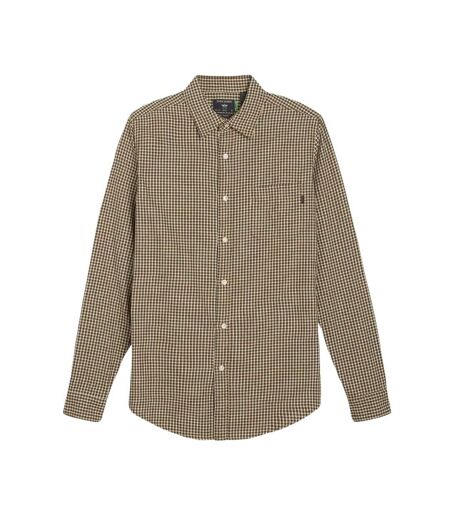 Chemise marron à motifs homme dockers woven