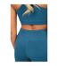 Womens/ladies essentials sports shorts teal SikSilk-4