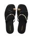 Sandales Vacances Motif/style Lanières Femme Noir Where´s That From-3