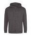 Mens full zip hoodie charcoal Awdis