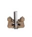 Lot de 2 Serre-Livres Enfant Ours 20cm Marron-3