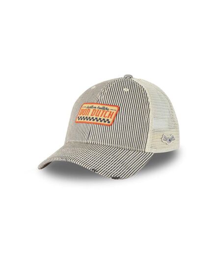 Casquette baseball avec filet souple effet usé et écusson Mac Kustom Vondutch