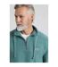 Mens cruiser macaroni quarter zip pullover mineral blue Weird Fish-4
