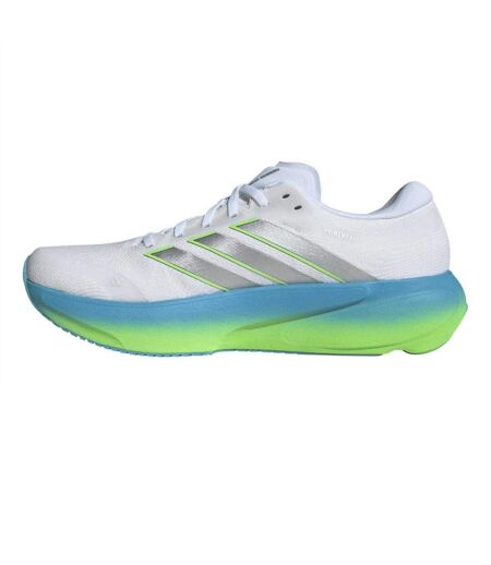 Mens Supernova Rise 3 Shoes White Blue Lime Adidas
