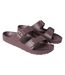 Claquettes shore homme marron Animal-1