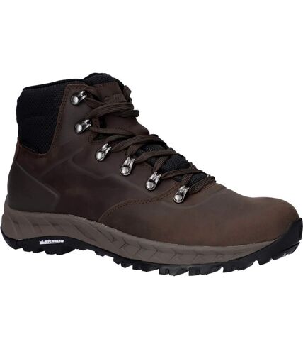 Mens altitude vii waterproof hiking boots chocolate Hi-Tec