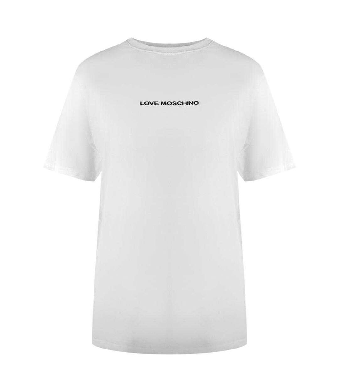 T-shirt Manches Courtes Tous Les Jours Love Femme Blanc Love Moschino-1