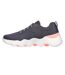 Womens/ladies Go Walk Mesh Trainers Grey Pink Skechers-2