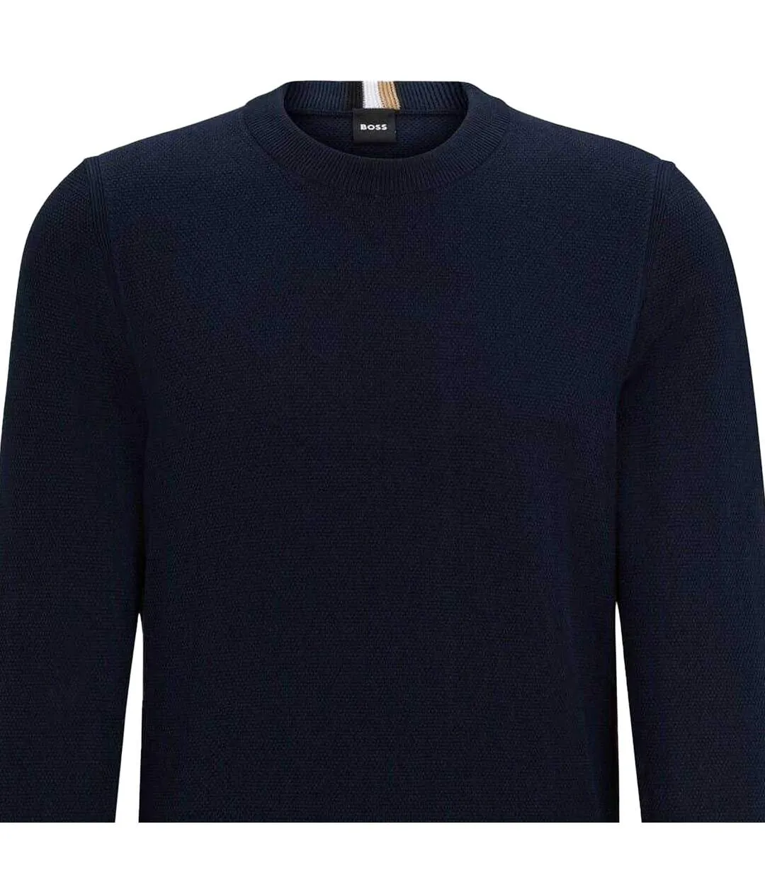 Pull Ecaio-p Homme Bleu Foncé Boss-2