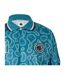 Mens Patterned Regular Football Polo Shirt Blue Pretty Green-3