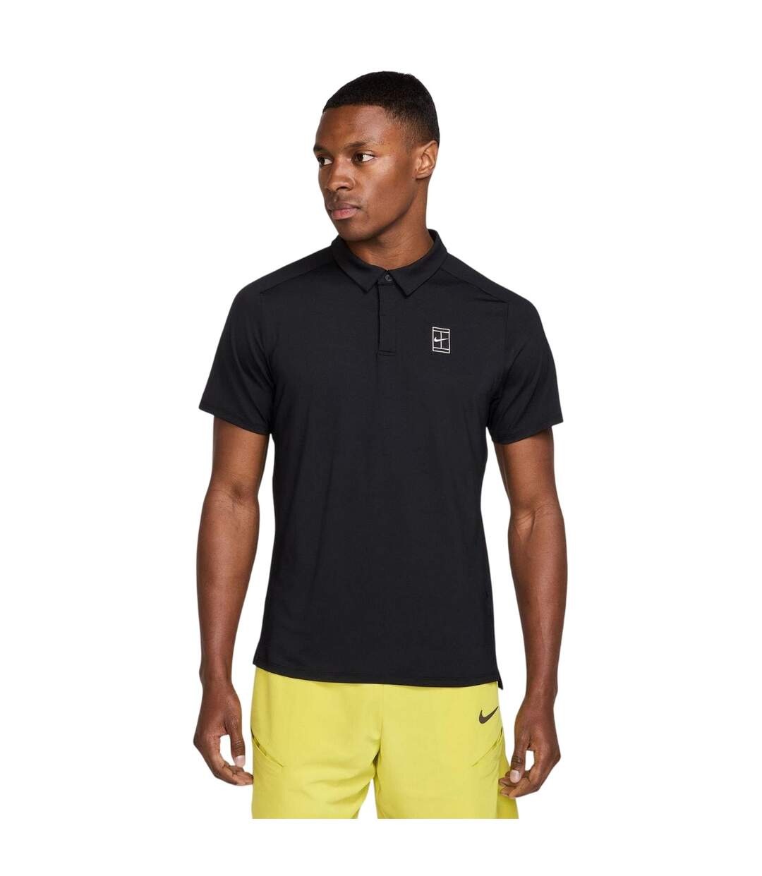 Polo Tennis Advanced Homme Noir Blanc Nike-1