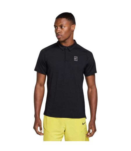 Polo Tennis Advanced Homme Noir Blanc Nike