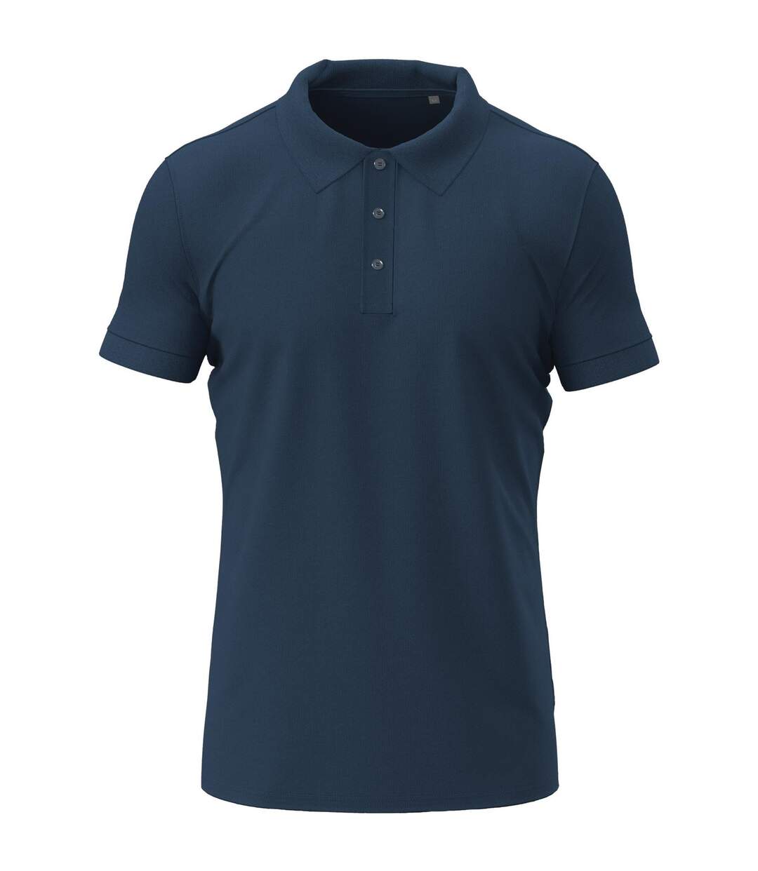 Mens Stretch Polo Shirt Navy Stedman-1