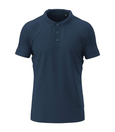 Mens Stretch Polo Shirt Navy Stedman