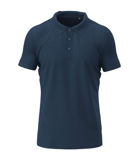 Mens Stretch Polo Shirt Navy Stedman