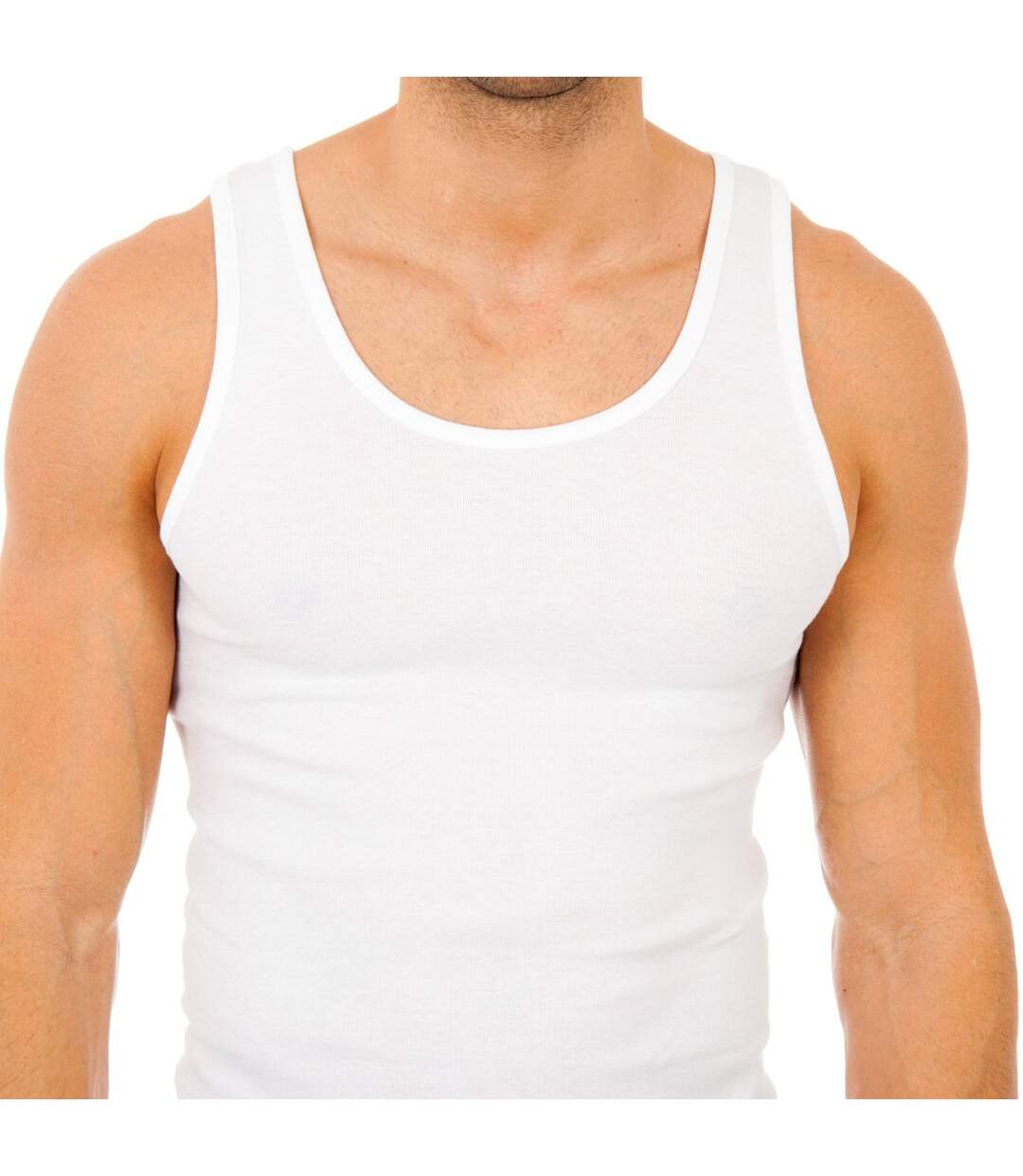 Men's wide strap undershirt 0300