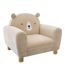 Fauteuil enfant design bois Ours - Beige-1