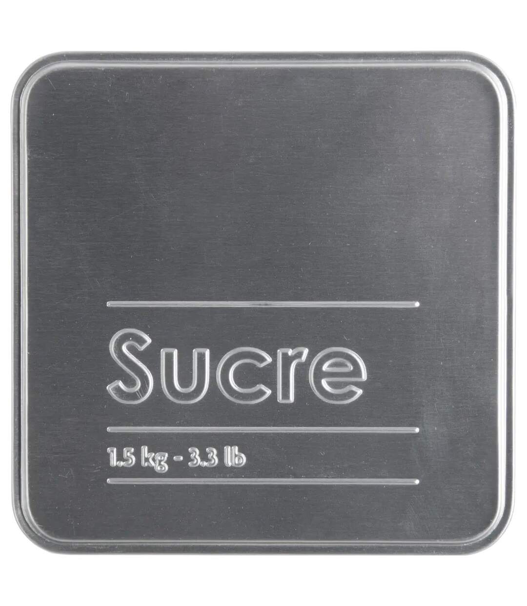 Boîte à Sucre Relief II 18cm Noir-2