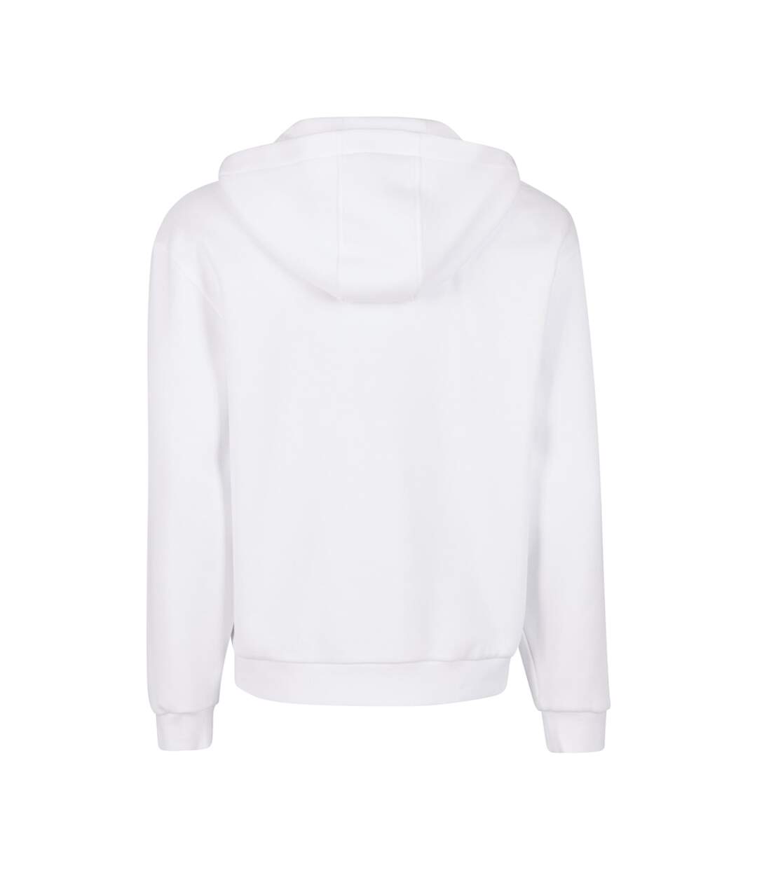 Sweat À Capuche À Fermeture Éclair Pour Hommes Blanc Build Your Brand-2