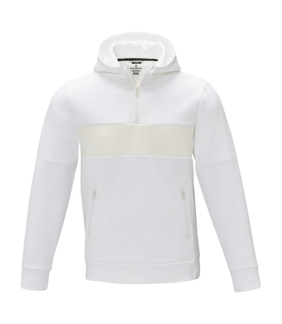 Sweat à capuche sayan homme blanc Elevate Life-1