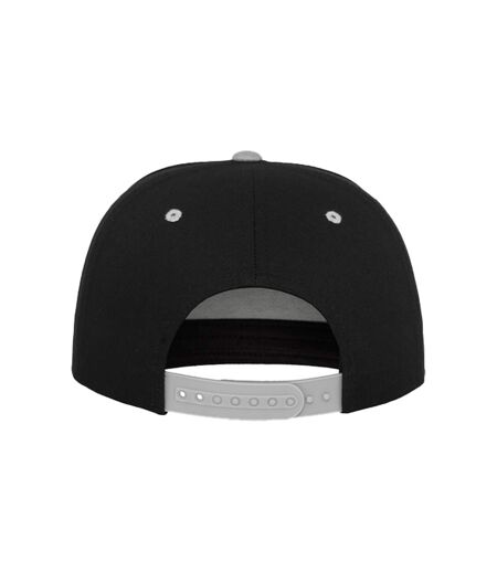 Casquette Ajustable Classic Noir Argenté Flexfit