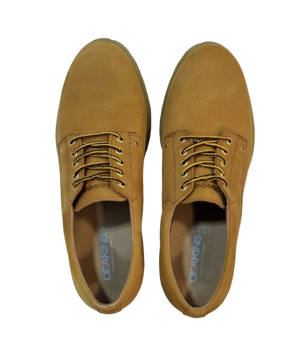 Mens Suede Oxford Shoes Honey Nicholas Deakins-4