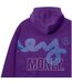 Sweat À Capuche Motif/style Pochoir Block Homme Violet Money-4