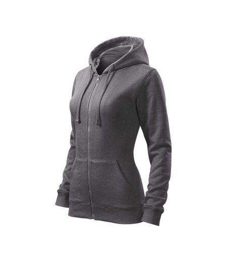 Womens/ladies Trendy Hoodie Graphite Malfini