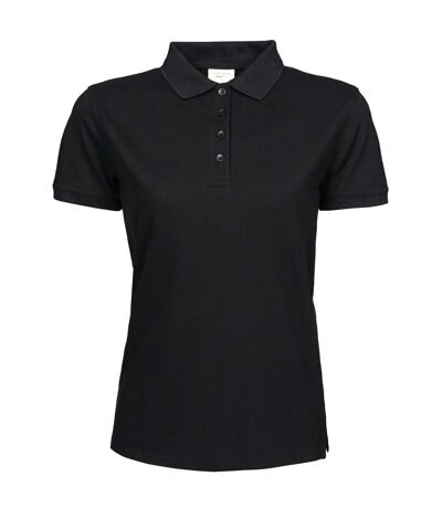 Tee Jays - Polo à manches courtes 100% coton - Femme (Noir) - UTBC3302