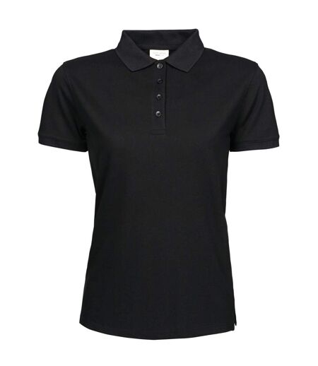 Tee Jays - Polo à manches courtes 100% coton - Femme (Noir) - UTBC3302