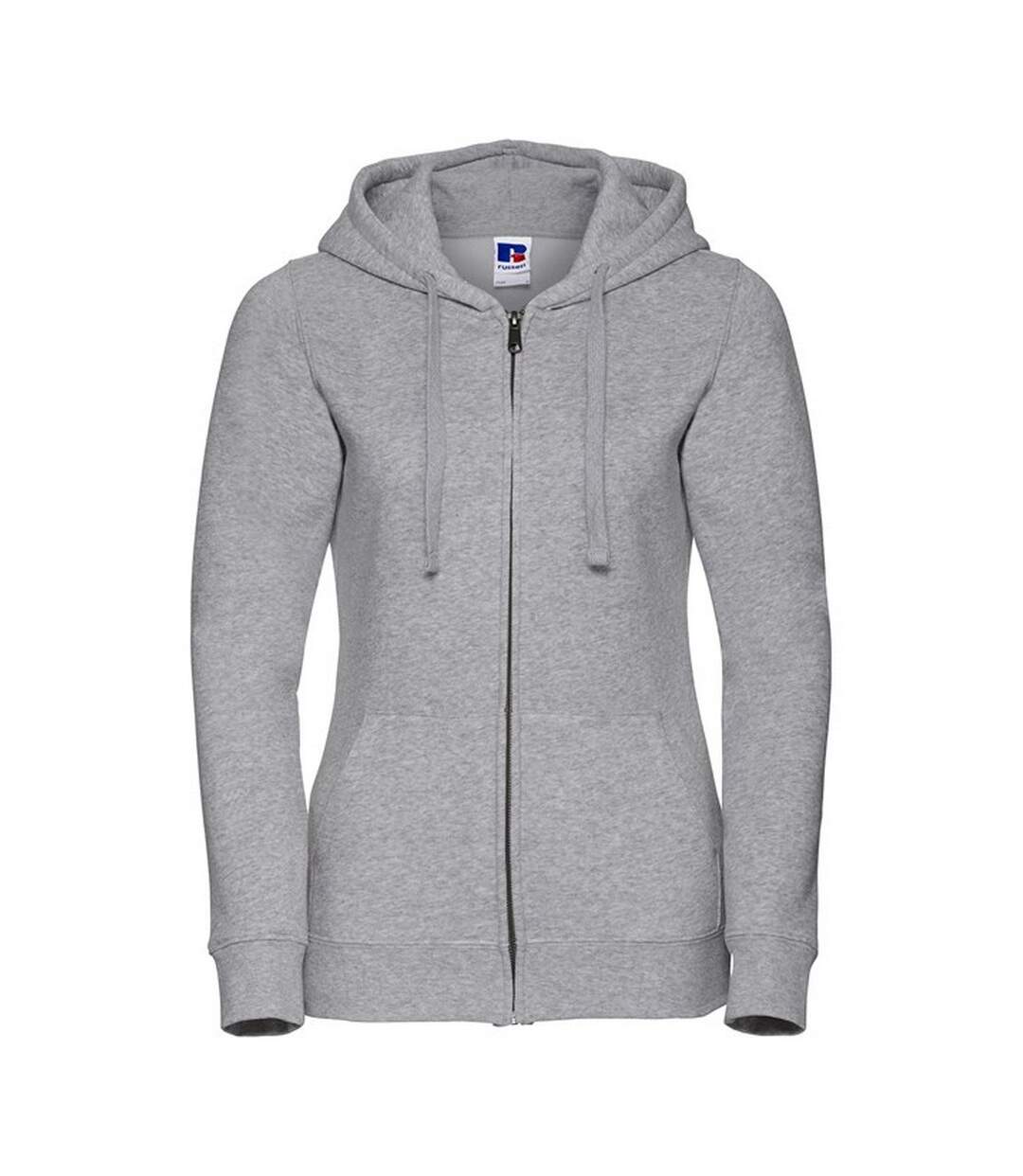 Veste À Capuche Authentic Femme Gris Clair Russell-1