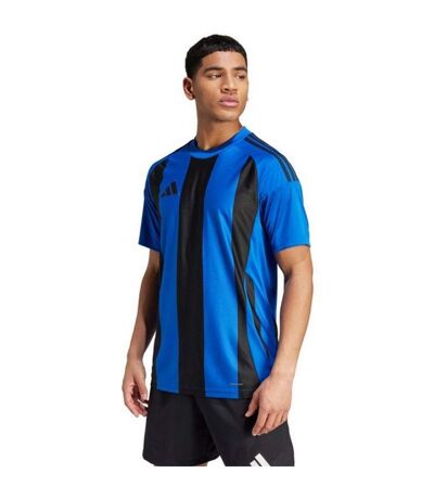 Maillot De Foot Style À Rayures Homme Bleu Marine Noir Adidas