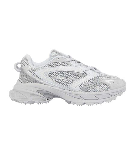 Mens L003 Neo Shot Leather Trainers Grey Lacoste