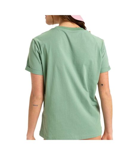 T-Shirt vert femme roxy ocean regular - s