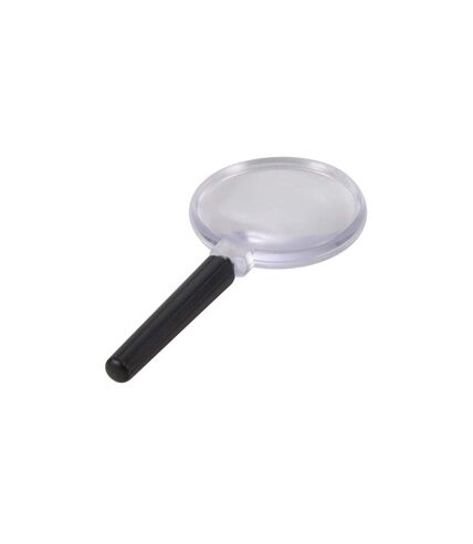 Loupe Grossissante 3 Zooms 11cm Noir & Transparent