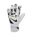 Childrens/kids Match Goalkeeper Gloves White Black Nike-1