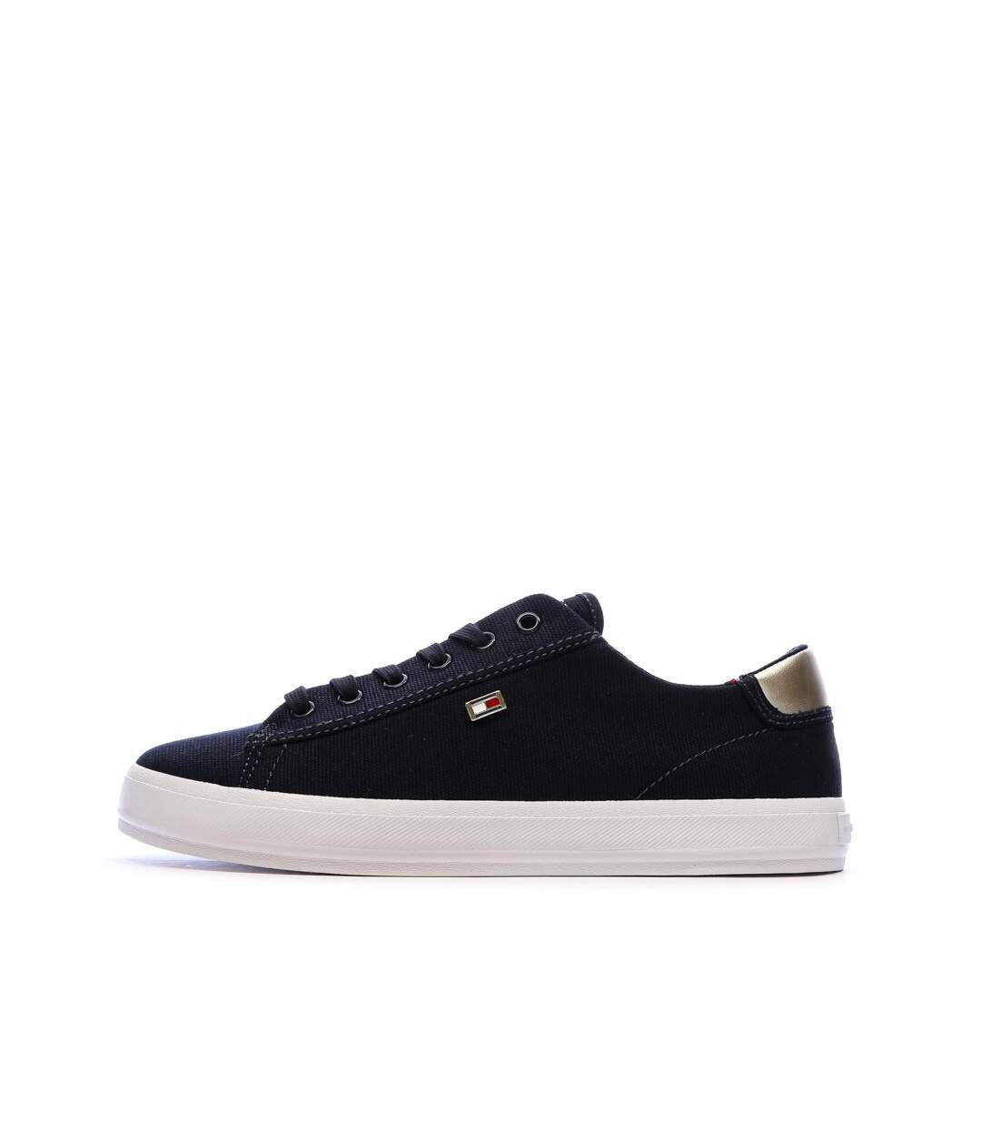 Baskets marine femme tommy hilfiger vulc canvas lace up-1